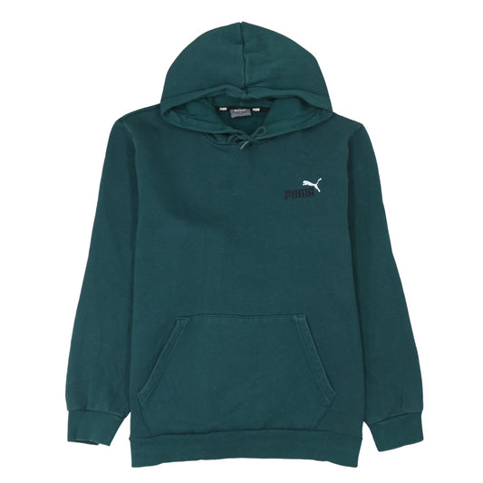 Womens UK Size L PUMA Green Pullover Hoodie