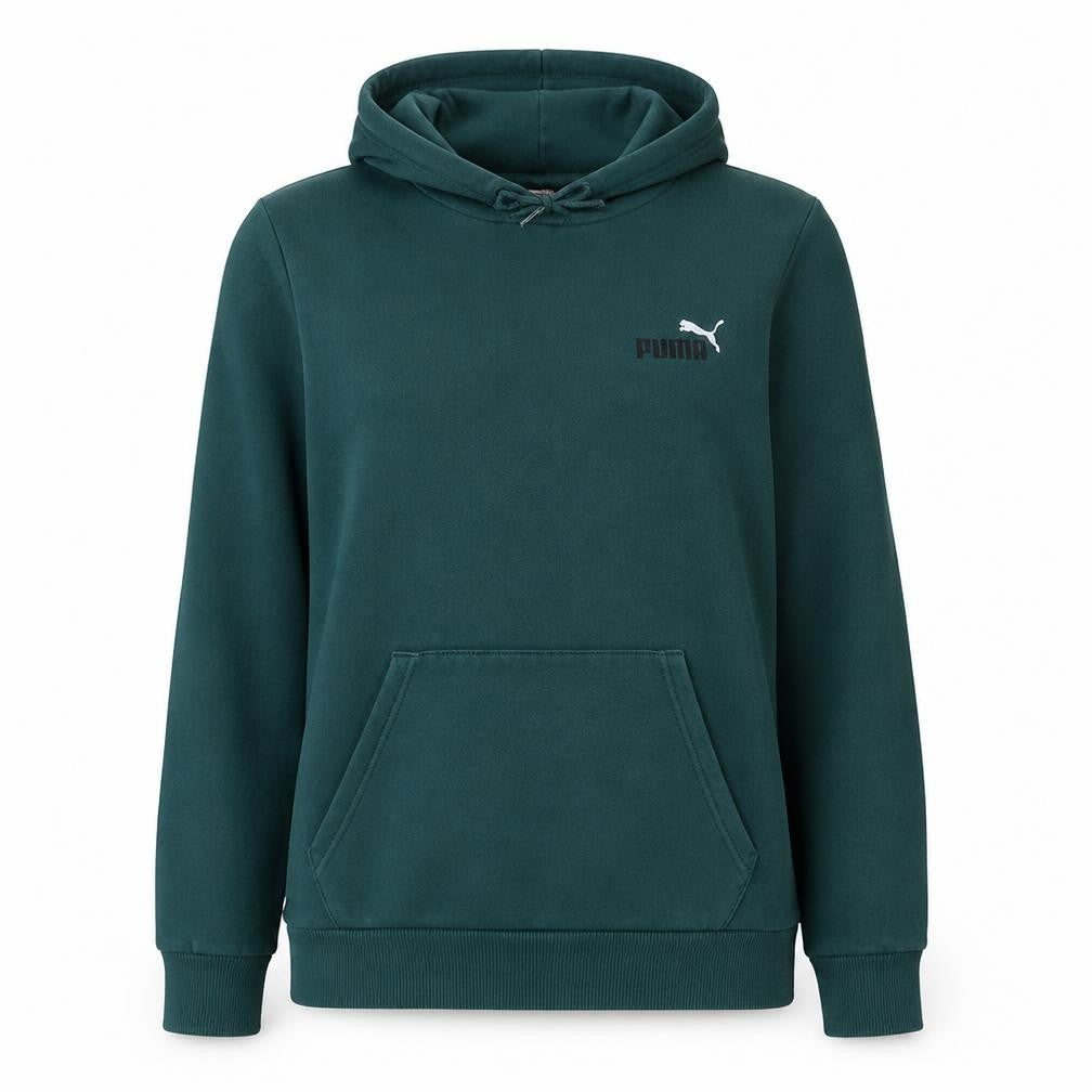 Womens UK Size L PUMA Green Pullover Hoodie