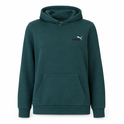 Womens UK Size L PUMA Green Pullover Hoodie
