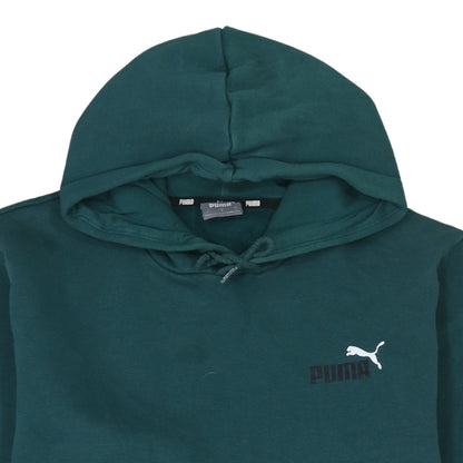 Womens UK Size L PUMA Green Pullover Hoodie