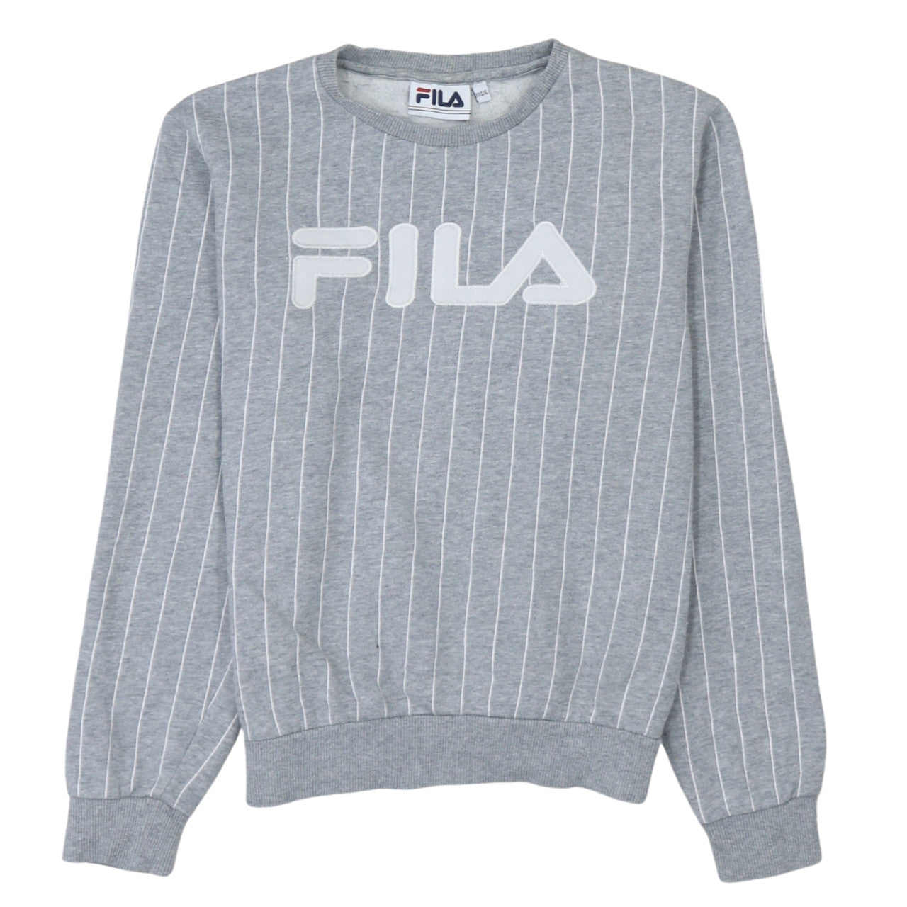 Womens UK Size 2XS FILA Grey Pullover Sweatshirt