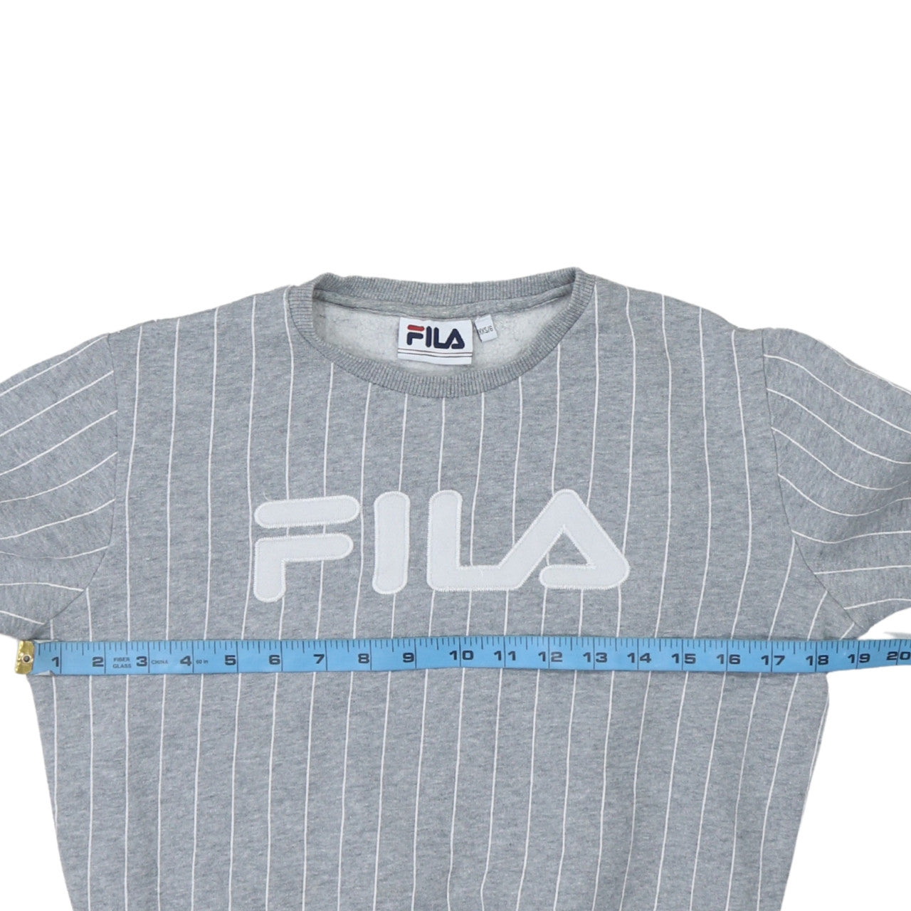 Womens UK Size 2XS FILA Grey Pullover Sweatshirt