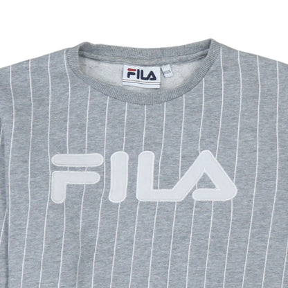 Womens UK Size 2XS FILA Grey Pullover Sweatshirt
