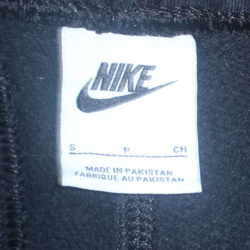 Mens UK Size S Nike Regular Fit Jogger Black Trousers