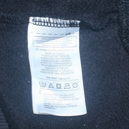 Mens UK Size M adidas Black Pullover Sweatshirt
