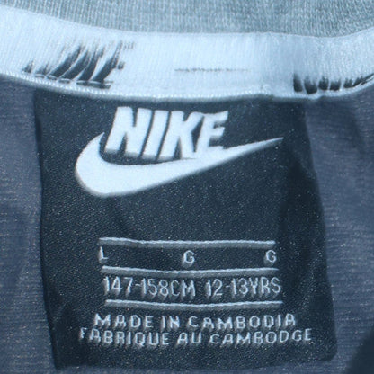 Nike Boys Grey Long Sleeve Crew Neck Sweatshirt 12-13 Years L