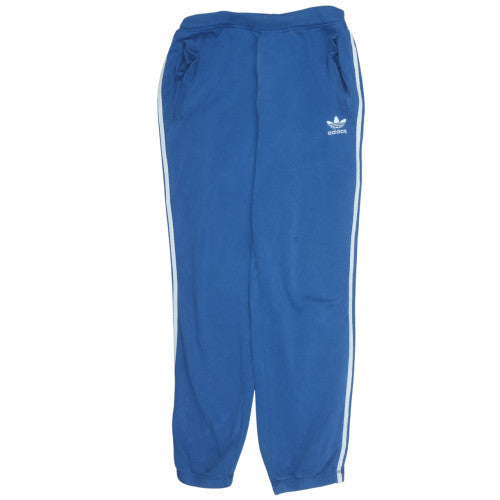 Mens UK Size S adidas Regular Fit Jogger Blue Trousers
