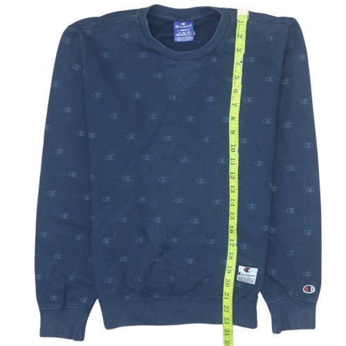 Mens UK Size XS Champion Blue Pullover Sweatshirt