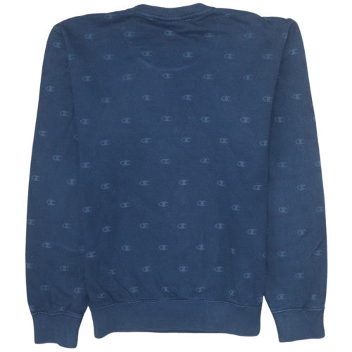 Mens UK Size XS Champion Blue Pullover Sweatshirt