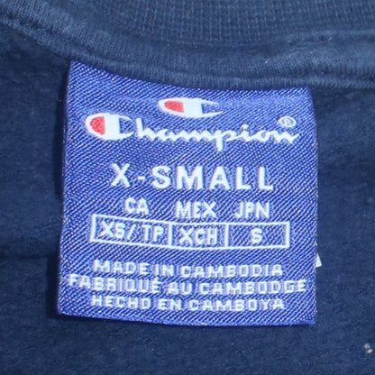 Mens UK Size XS Champion Blue Pullover Sweatshirt