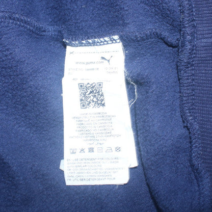 Mens UK Size XL PUMA Blue Pullover Hoodie