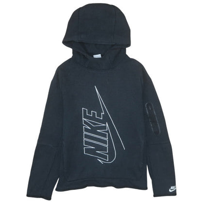 Nike Boys Black XL Pullover Hoodie Fleece Sweatshirt with Logo