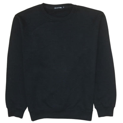 Womens UK Size M PRETTYLITTLETHING Black Pullover Sweatshirt