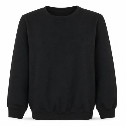 Womens UK Size M PRETTYLITTLETHING Black Pullover Sweatshirt