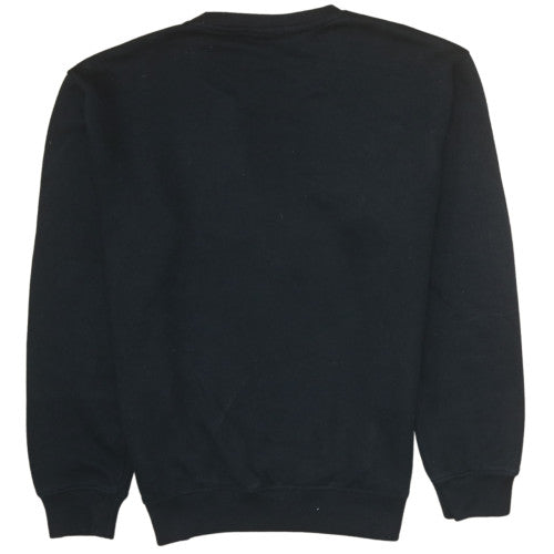 Womens UK Size M PRETTYLITTLETHING Black Pullover Sweatshirt