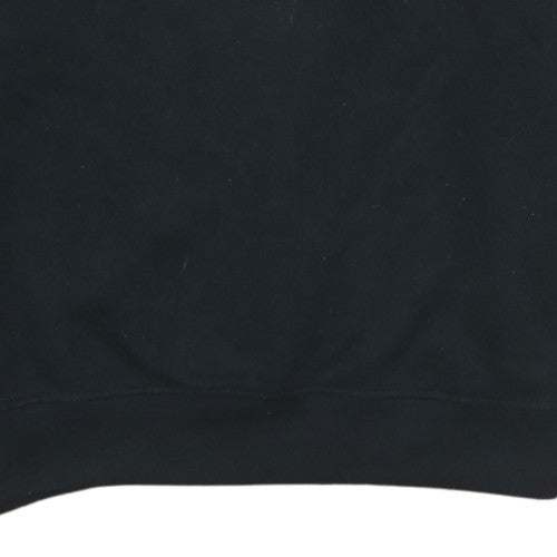 Womens UK Size M PRETTYLITTLETHING Black Pullover Sweatshirt