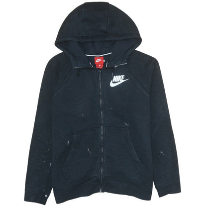 Mens UK Size M Nike Black Full Zip Hoodie