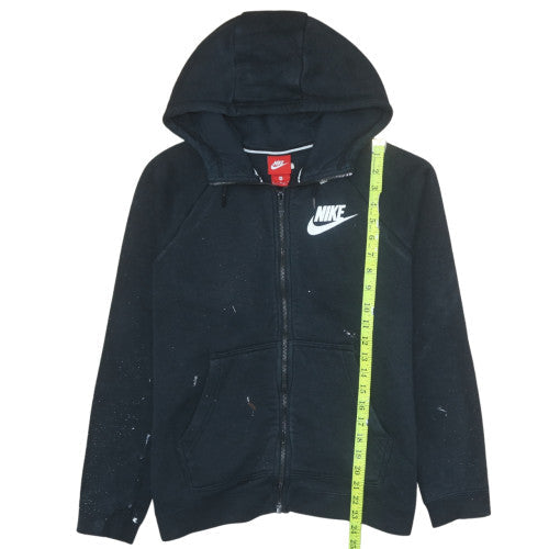 Mens UK Size M Nike Black Full Zip Hoodie