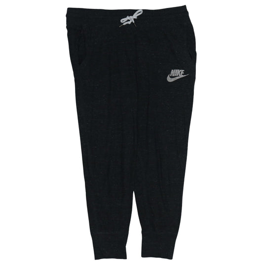 Mens UK Size L Nike Regular Fit Jogger Black Trousers