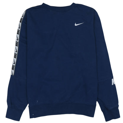 Mens UK Size S Nike Blue Pullover Sweatshirt