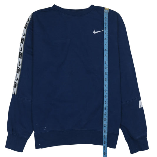 Mens UK Size S Nike Blue Pullover Sweatshirt