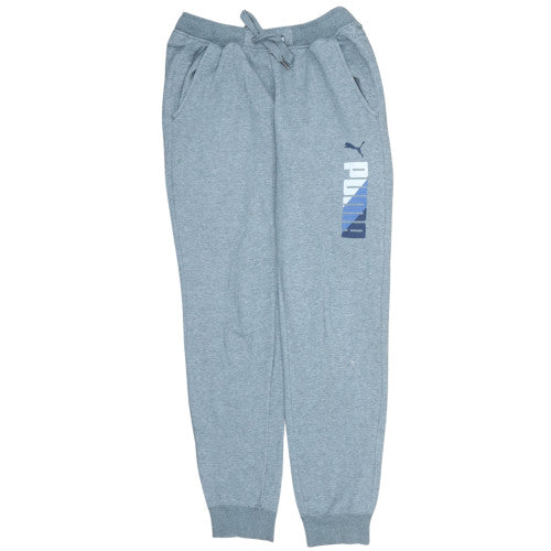 Mens UK Size S PUMA Regular Fit Jogger Grey Trousers
