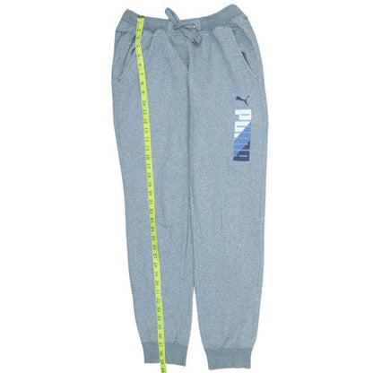Mens UK Size S PUMA Regular Fit Jogger Grey Trousers