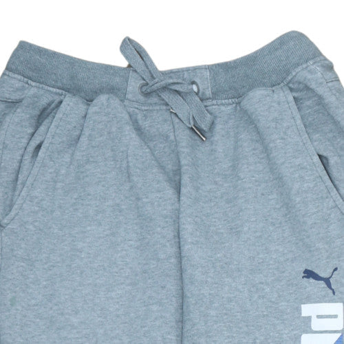 Mens UK Size S PUMA Regular Fit Jogger Grey Trousers