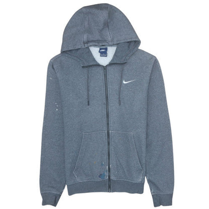 Mens UK Size M Nike Grey Full Zip Hoodie