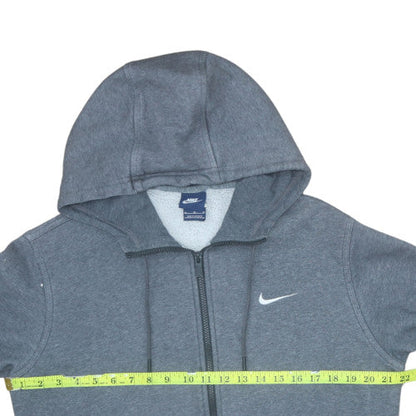 Mens UK Size M Nike Grey Full Zip Hoodie