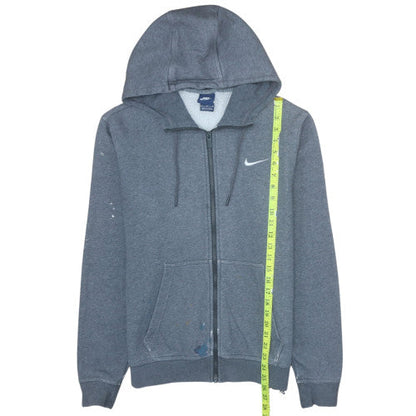 Mens UK Size M Nike Grey Full Zip Hoodie