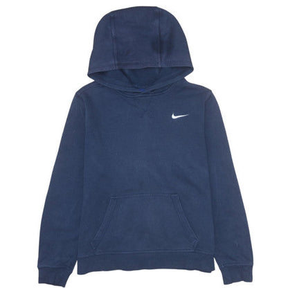 Nike Boys Blue Pullover Hoodie XL 13-15 Years Cotton Fleece Sweatshirt