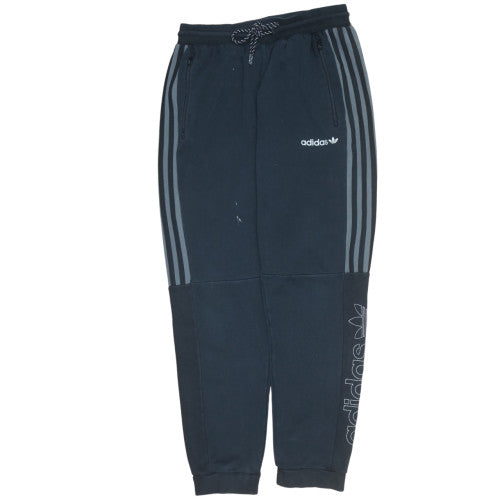 Mens UK Size M adidas Regular Fit Jogger Black Trousers