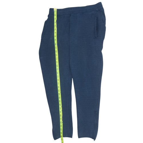 Ellesse Men Blue L Jogger Tapered Cotton Blend Activewear Trousers
