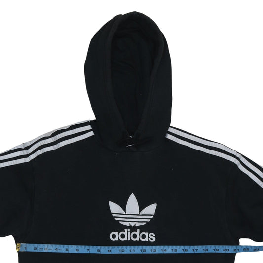 Womens UK Size 10 adidas Black Pullover Hoodie