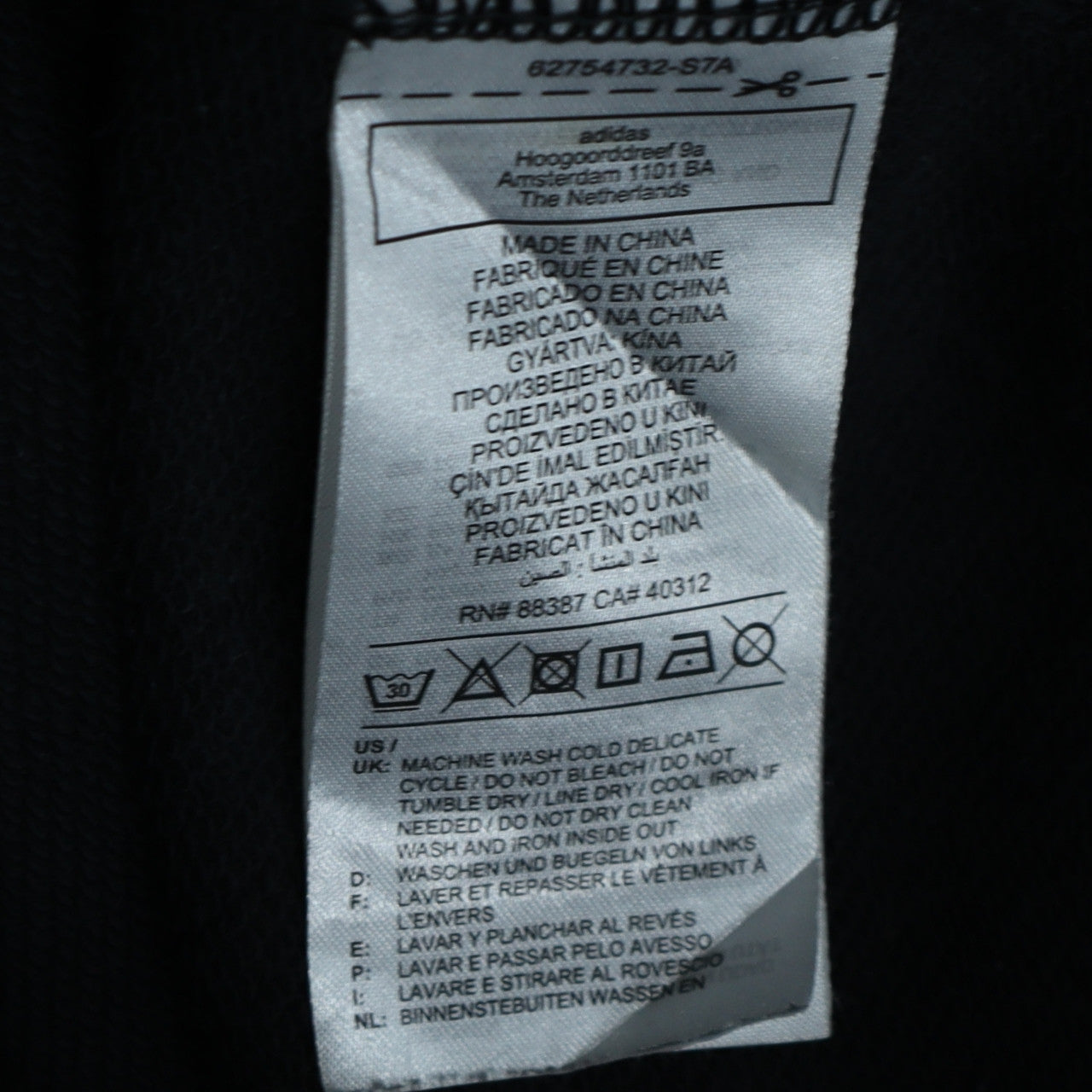 Womens UK Size 10 adidas Black Pullover Hoodie