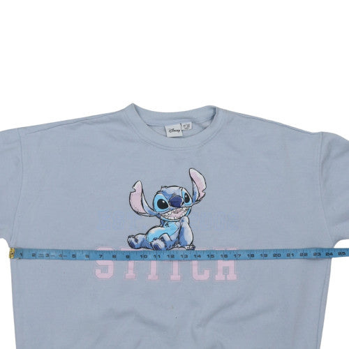 Womens UK Size L Disney Blue Pullover Sweatshirt