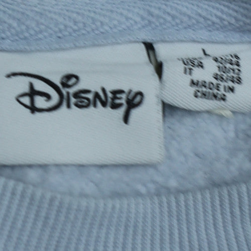 Womens UK Size L Disney Blue Pullover Sweatshirt