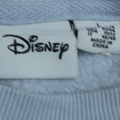 Womens UK Size L Disney Blue Pullover Sweatshirt