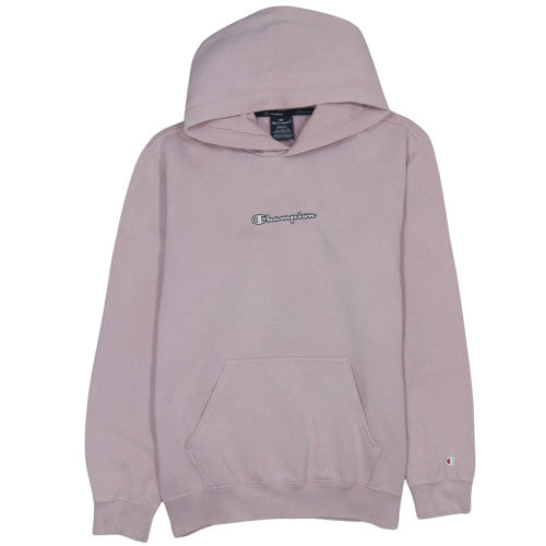 Womens UK Size S Champion Pink Pullover Hoodie