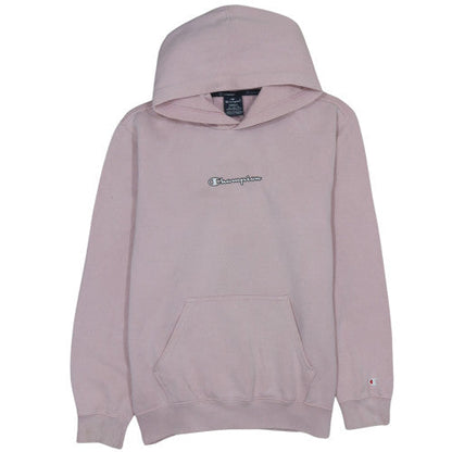 Womens UK Size S Champion Pink Pullover Hoodie