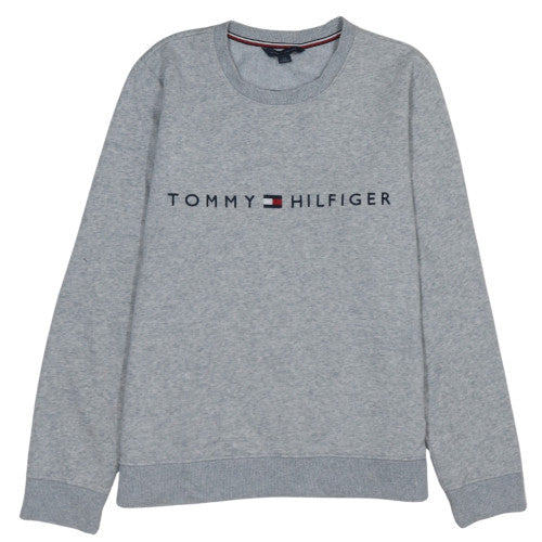 Mens UK Size S Tommy Hilfiger Grey Pullover Sweatshirt