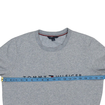 Mens UK Size S Tommy Hilfiger Grey Pullover Sweatshirt