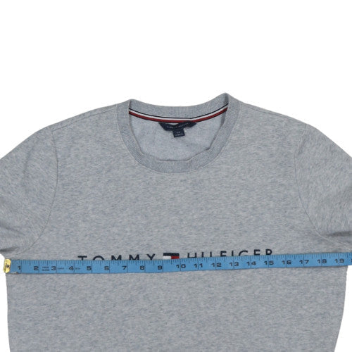 Mens UK Size S Tommy Hilfiger Grey Pullover Sweatshirt