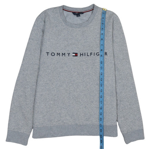 Mens UK Size S Tommy Hilfiger Grey Pullover Sweatshirt