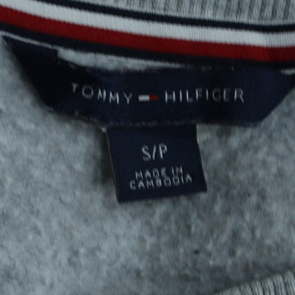 Mens UK Size S Tommy Hilfiger Grey Pullover Sweatshirt