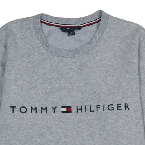 Mens UK Size S Tommy Hilfiger Grey Pullover Sweatshirt