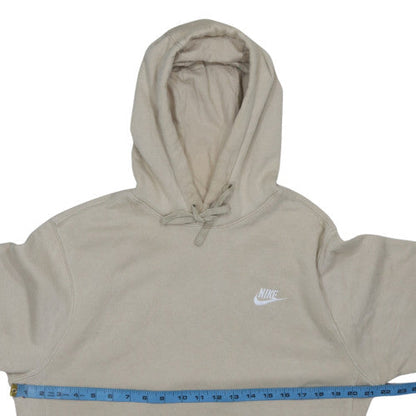 Mens UK Size S Nike Beige Pullover Hoodie