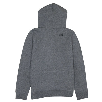 The North Face Boys Grey Pullover Hoodie XL Fleece Logo Sweatshirt