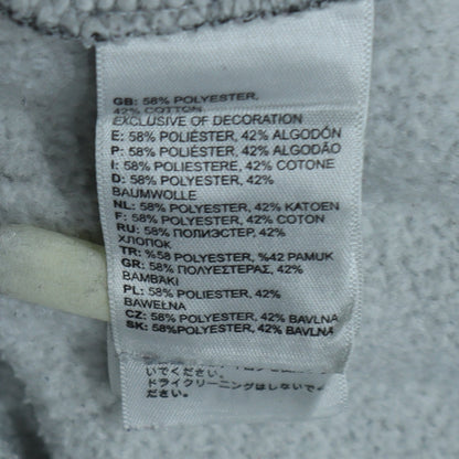 The North Face Boys Grey Pullover Hoodie XL Fleece Logo Sweatshirt
